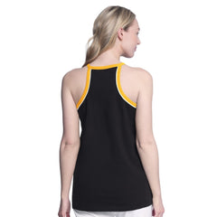 Pittsburgh Penguins G-III 4Her by Carl Banks Women's Curveball Racerback Scoop Neck Slub Tank Top Black