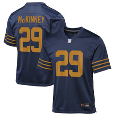 Xavier McKinney Green Bay Packers Youth The 1923 Classic Game Jersey Navy - Nike