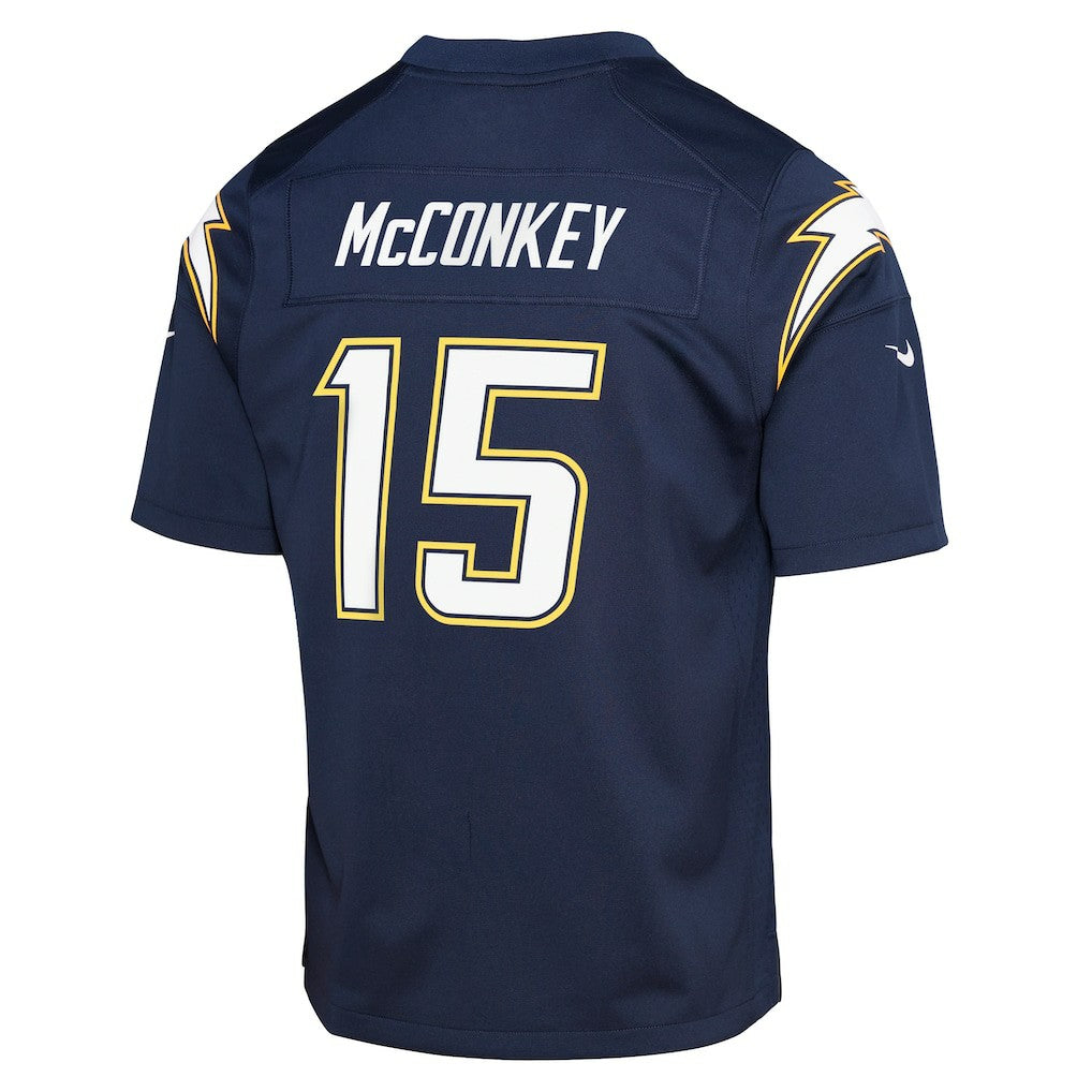 Ladd McConkey Los Angeles Chargers Youth Alternate Super Chargers Game Player Jersey - Navy | NFL Jerseys