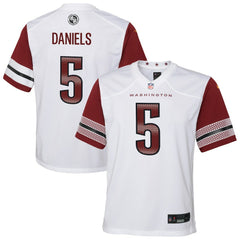 Jayden Daniels Washington Commanders Youth Game Jersey White - Nike