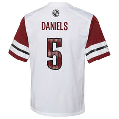 Jayden Daniels Washington Commanders Youth Game Jersey White - Nike