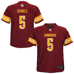 Jayden Daniels Washington Commanders Preschool Team Player Game Jersey Burgundy - Nike