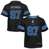 Aidan Hutchinson Detroit Lions Preschool Alternate Player Game Jersey Black - Nike