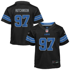 Aidan Hutchinson Detroit Lions Preschool Alternate Player Game Jersey Black - Nike