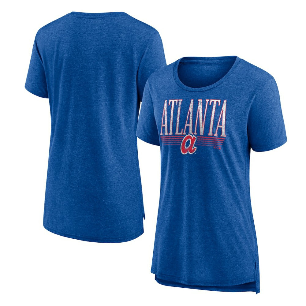 Atlanta Braves Women's Toppler Tri-Blend T-Shirt On Sale
