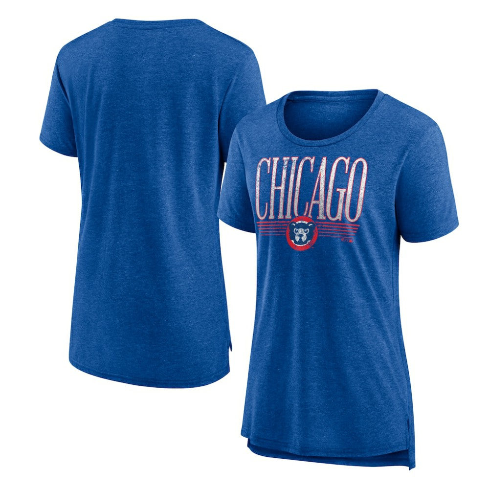 Chicago Cubs Women's Toppler Tri-Blend T-Shirt Lifestyle