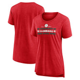 Cincinnati Reds Women's Power Swing Tri-Blend T-Shirt Clearance