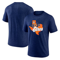 Houston Astros Scripty Tri-Blend T-Shirt Lifestyle