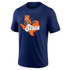 Houston Astros Scripty Tri-Blend T-Shirt Lifestyle
