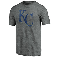 Kansas City Royals Weathered Official Logo Tri-Blend T-Shirt Lifestyle