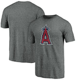 Los Angeles Angels Weathered Official Logo Tri-Blend T-Shirt discount