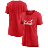 Los Angeles Angels Women's Practice Time Tri-Blend T-Shirt On Sale