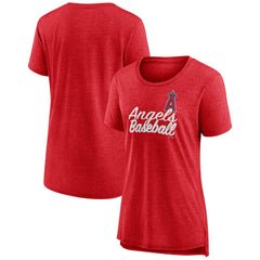Los Angeles Angels Women's Practice Time Tri-Blend T-Shirt On Sale