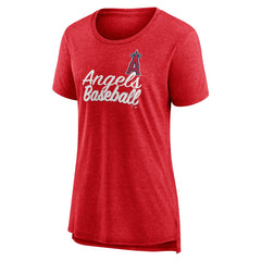 Los Angeles Angels Women's Practice Time Tri-Blend T-Shirt On Sale