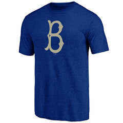Los Angeles Dodgers Cooperstown Official Logo Tri-Blend T-Shirt Online