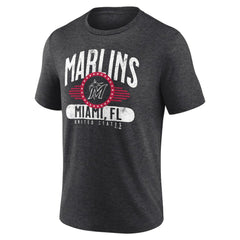 Miami Marlins Badge of Honor Tri-Blend T-Shirt Clearance
