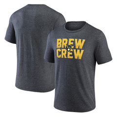 Milwaukee Brewers Brew Crew Fancy Tri-Blend T-Shirt Near Me