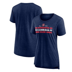 Minnesota Twins Women's Power Swing Tri-Blend T-Shirt Lifestyle