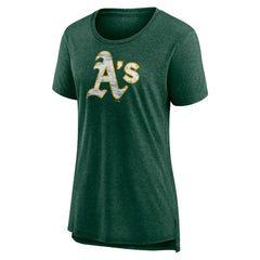 Athletics Women's Weathered Official Logo Tri-Blend T-Shirt Online