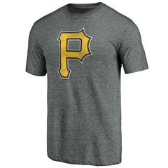 Pittsburgh Pirates Weathered Official Logo Tri-Blend T-Shirt Clearance