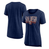 San Diego Padres Women's Toppler Tri-Blend T-Shirt Lifestyle