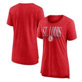 St. Louis Cardinals Women's Toppler Tri-Blend T-Shirt Lifestyle