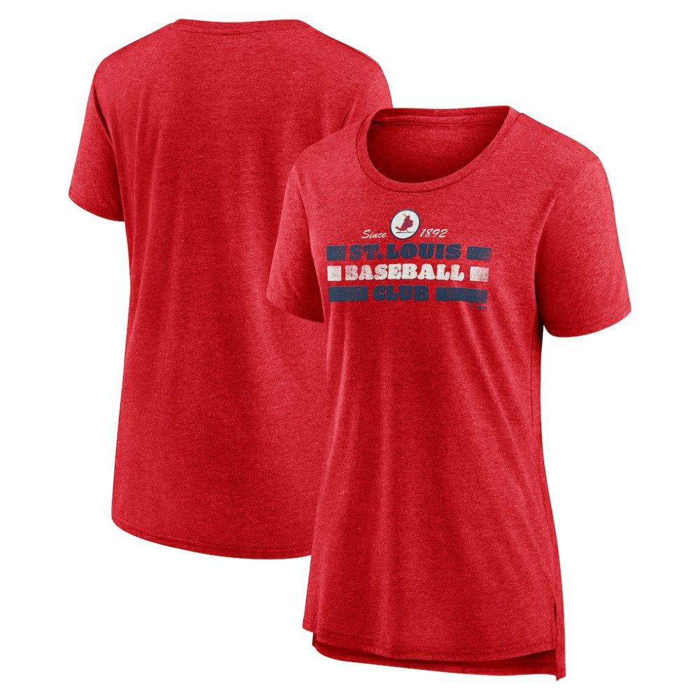 St. Louis Cardinals Women's Power Swing Tri-Blend T-Shirt Sale