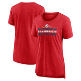 St. Louis Cardinals Women's Power Swing Tri-Blend T-Shirt Sale