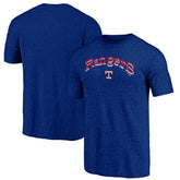 Texas Rangers Cooperstown Series Sweep Tri-Blend T-Shirt Near Me