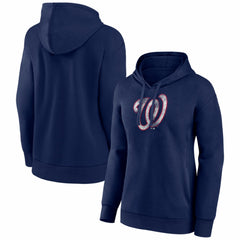 Washington Nationals Women's Distressed Team Pullover Hoodie discount