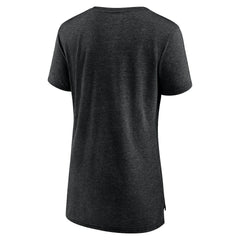 Pittsburgh Steelers Women's Steel City Tri-Blend T-Shirt Charcoal - NFL