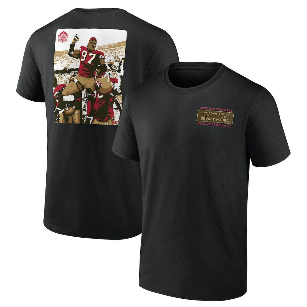 Bryant Young San Francisco 49ers Hall of Fame T-Shirt Black - NFL