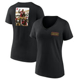 Bryant Young San Francisco 49ers Women's Hall of Fame V-Neck T-Shirt Black - NFL