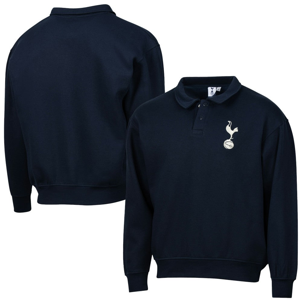 Tottenham Hotspur Sport Design Sweden Retro Relaxed Fleece Sweatshirt - Navy