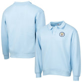 Manchester City Sport Design Sweden Retro Relaxed Fleece Sweatshirt - Light Blue