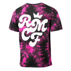 Real Madrid Sport Design Sweden Relaxed Time Out Tie-Dye T-Shirts - Black