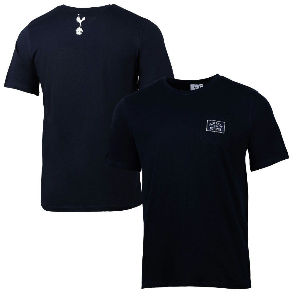 Tottenham Hotspur Sport Design Sweden Relaxed Post Match Pocket T-Shirts - Navy