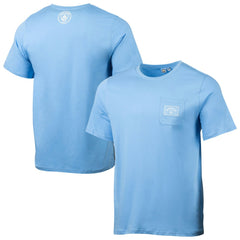 Manchester City Sport Design Sweden Relaxed Post Match Pocket T-Shirts - Sky Blue