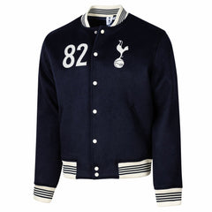 Tottenham Hotspur Sport Design Sweden Free Kick Wool Varsity Jacket - Navy