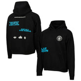 Manchester City Sport Design Sweden Overtime Oversized Raglan Hoodie - Black