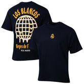 Real Madrid Sport Design Sweden Youth Game Day Graphic T-Shirts - Navy
