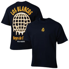 Real Madrid Sport Design Sweden Youth Game Day Graphic T-Shirts - Navy