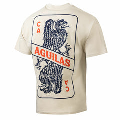 Club America Sport Design Sweden Youth Game Day Graphic T-Shirts - Tan