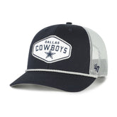 Dallas Cowboys '47 Youth Ace Out Rope Trucker Adjustable Hat Navy - 47 brand