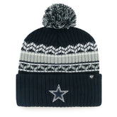 Dallas Cowboys '47 Youth Polar Vortex Cuffed Knit Hat with Pom Navy - 47 brand