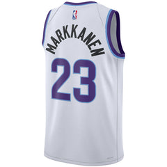 Nike - Lauri Markkanen Utah Jazz Unisex Swingman Jersey - Association Edition - White