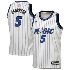 Nike - Paolo Banchero Orlando Magic Youth Swingman Player Jersey - Association Edition - White