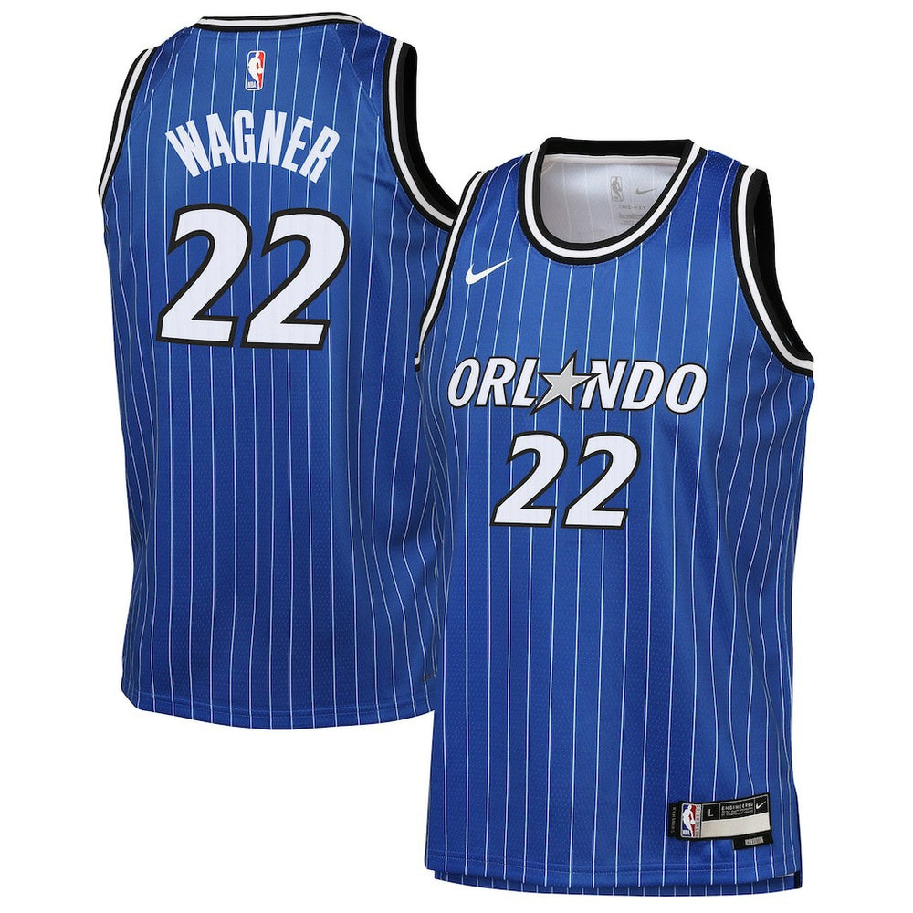 Nike - Franz Wagner Orlando Magic Youth Icon Edition Swingman Jersey - Blue