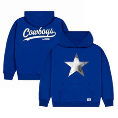 Dallas Cowboys GOLF WANG Cutout Pullover Hoodie Royal - NFL