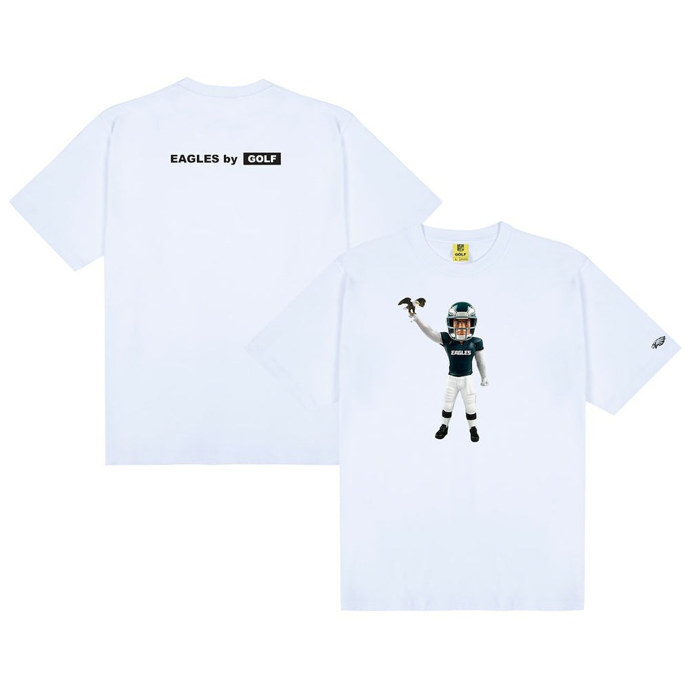 Philadelphia Eagles GOLF WANG Bobblehead T-Shirt White - NFL